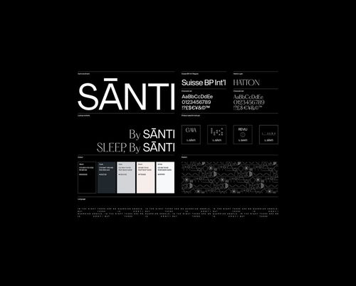 Santi 豪华床上用品公司 品牌形象设计与视觉呈现的卓越之道